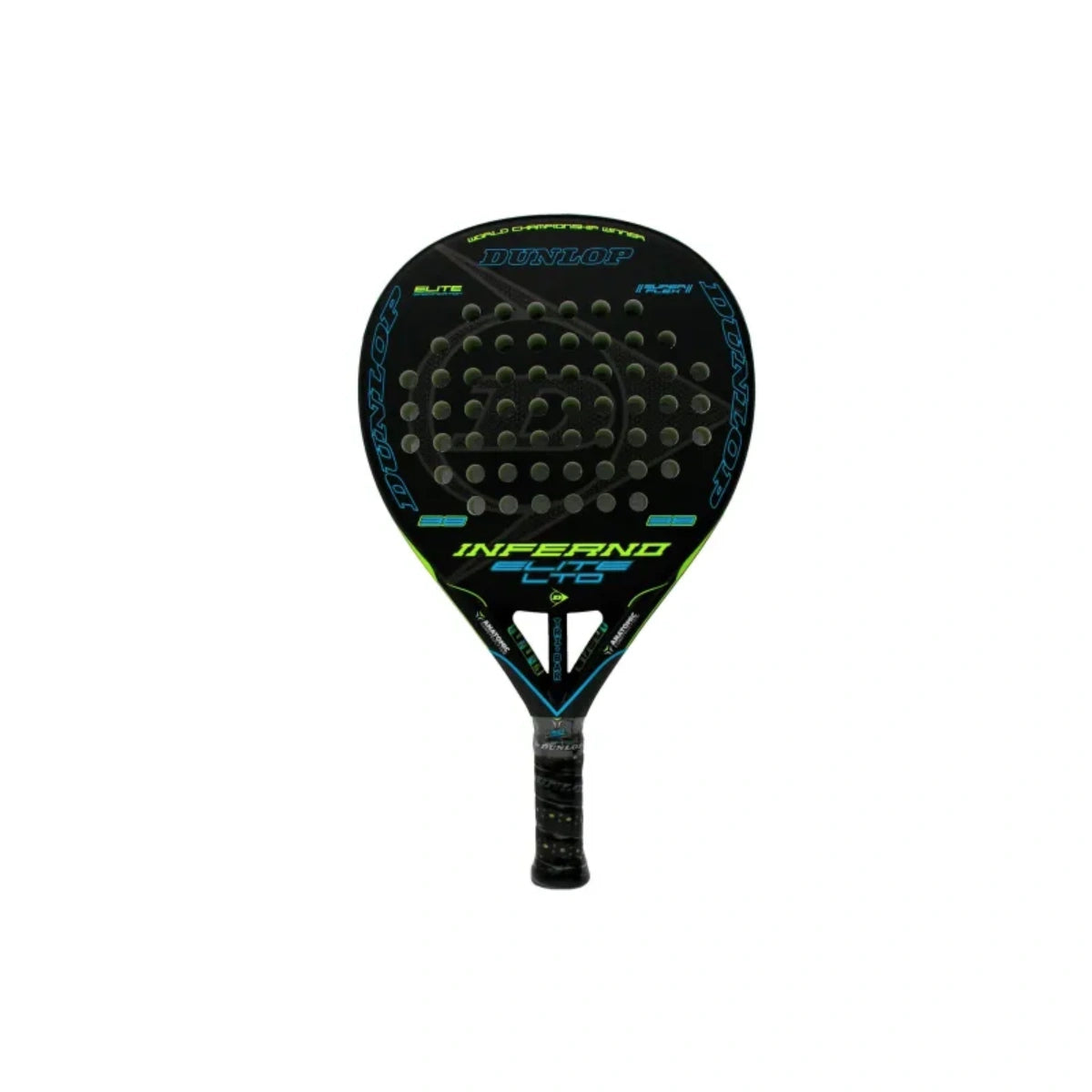 Dunlop Inferno Elite Ltd Yellow Blue Padel Racket